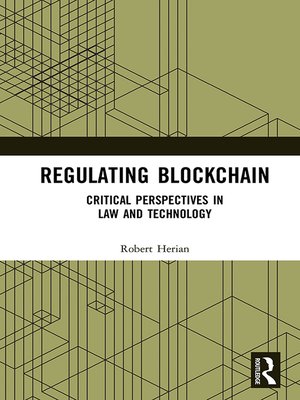 cover image of Regulating Blockchain